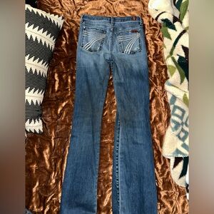 7 for all man kind jeans worn some rips